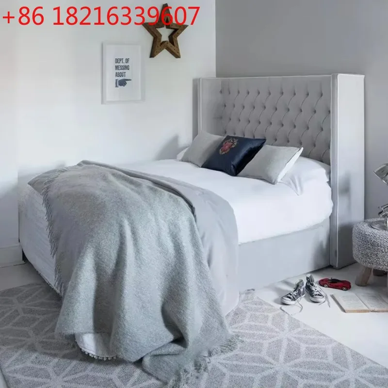 

Детская кровать TAO Simple Modern для девочек и мальчиков, тканевая кровать, кровать-принцесса