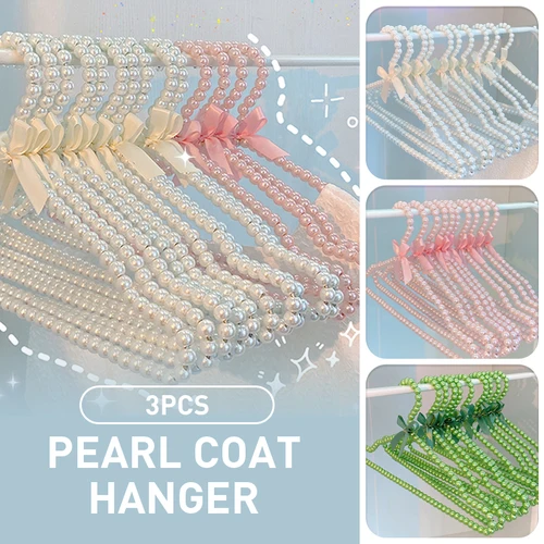 화이트 펄 행어 웨딩 원피스 행어 사랑스러운 소녀 아기 공주 원피스 활 보관 행어, 기숙사 발코니 의류 건조 랙 