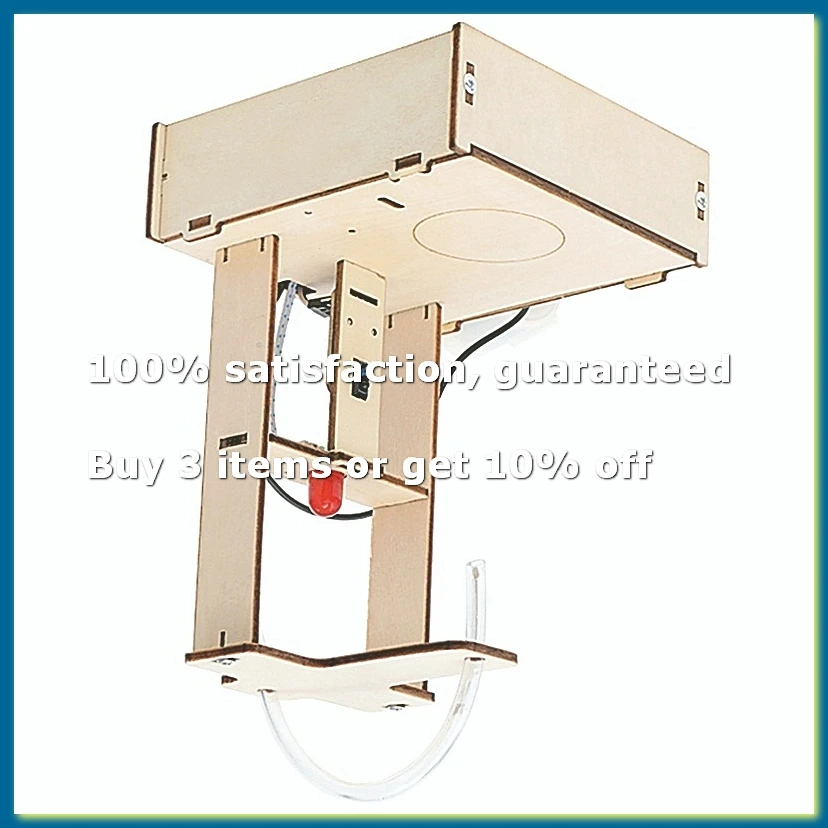 DIY Infrared Sensor Water Dispenser Model Science Experimental Tool Kit for Learning Wooden Puzzle Games-ABPX