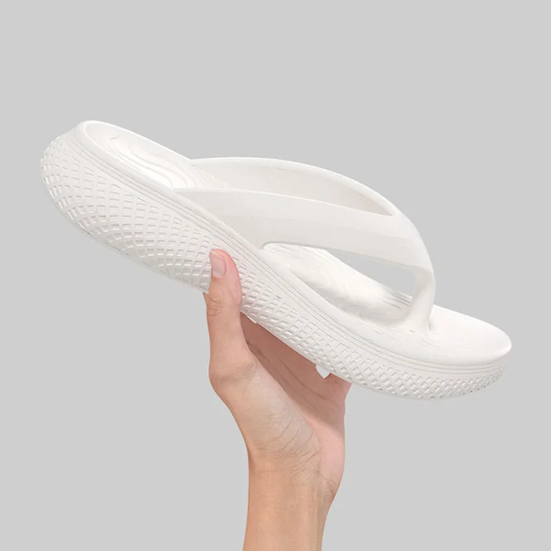 Lässige Flip-Flops für Herren, modische Strandschuhe für Herren, Sommer, rutschfeste, flache Slides, bequeme Hausschuhe für Herren, Hausschuhe für den Innenbereich – Detail 3