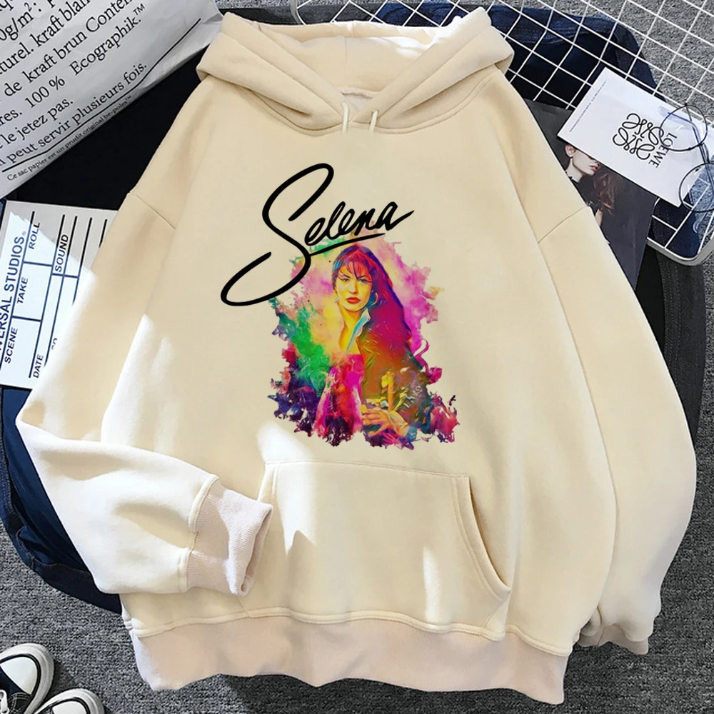 Selena Quintanilla hoodies women aesthetic graphic vintage long sleeve top sweater clothing female Fleece Hooded Shirt