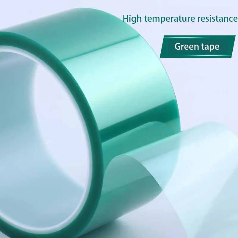 PET Green High-Temperature Tape Is Used For Electronic Component Electroplating, Welding, Baking Paint Shielding And Protective