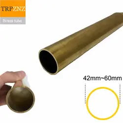 H62  brass tube outer diameter 42mm 45mm 48mm 50mm 55mm 60mm Water pipes heating and cooling  big diameter brass pipe