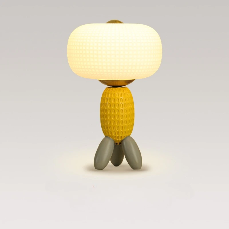 Bauhaus Dopamine Glass LED Floor Lamps Personalized Creative Balloon Ornament Bedroom Headbroad Living Room Cartoon Table Lights