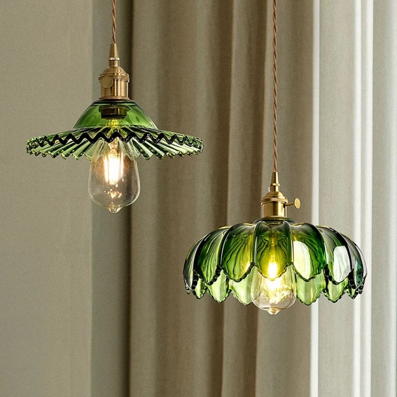 Aisle Entrance Bedroom Bedside Balcony Vintage Modern Glass Art Chandelier