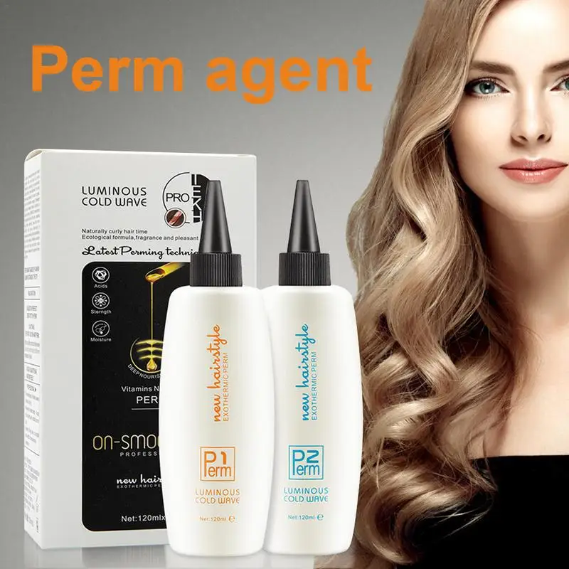 Perm Kit für Frauen Curly Perm Hair Kit Profession elle Dauerwelle Duft freie Dauerwelle Agent für Friseursalon Home Haarpflege Styling