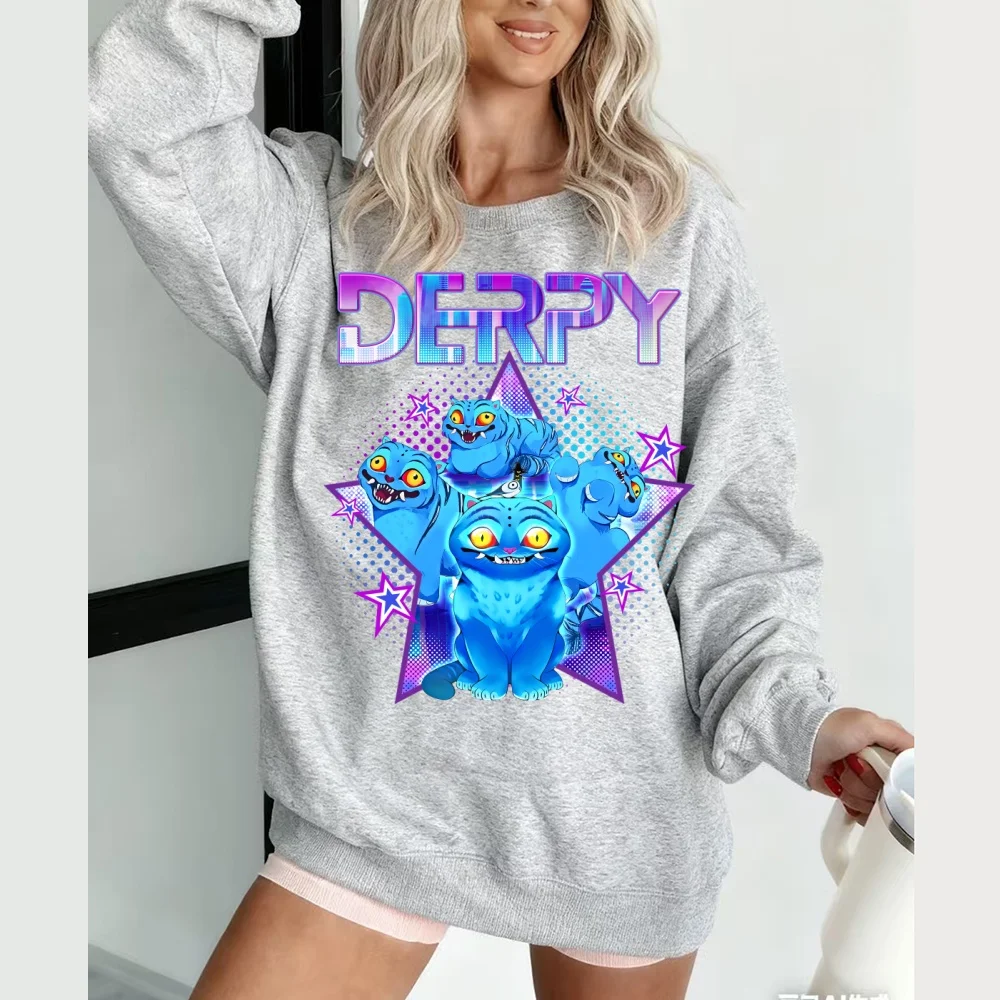 Tendenza stile street americano nuova KPop Demon Hunter pullover alla moda da uomo e da donna, comoda camicia sportiva oversize in cotone