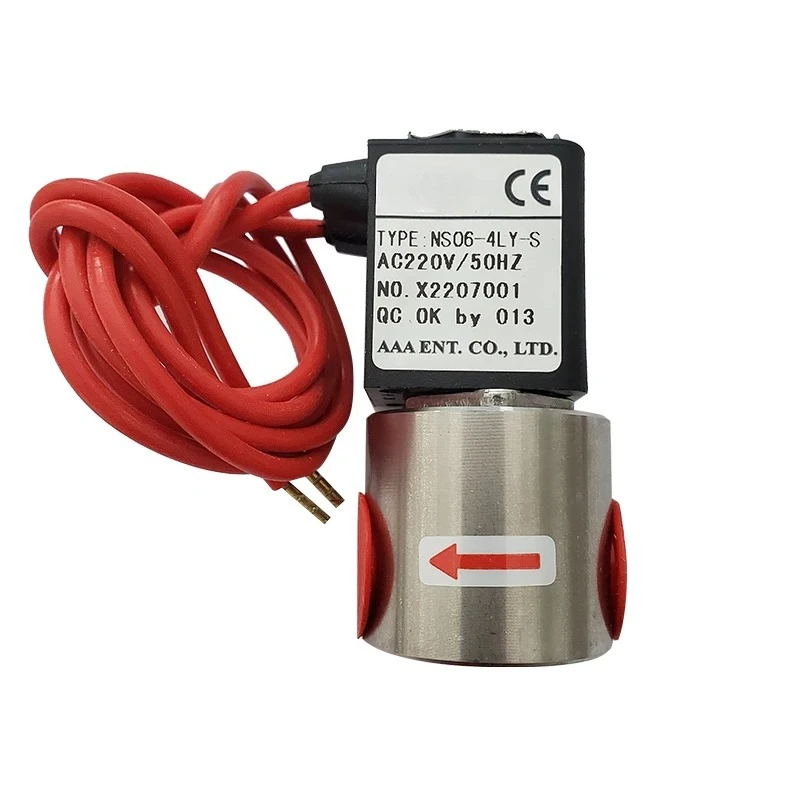 электромагнитный клапан пневматический клапан NS06-4LY-S NS06-5Y AC220V