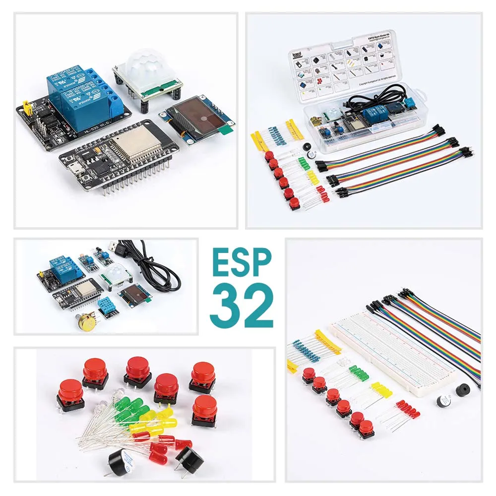 KUONGSHUN Starter Kit für ESP32 ESP-32S WIFI I OT Development Board Learning Kit Anderes Lernspielzeug für Arduino – Detail 7