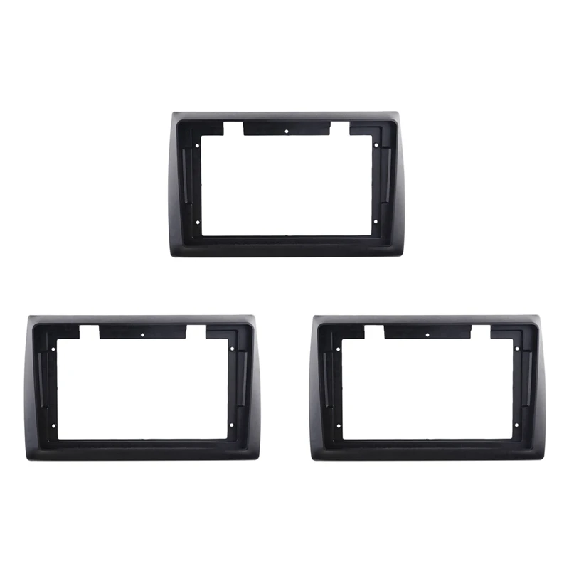 3X 2Din Car Radio Fascia For FIAT Stilo 01-10 DVD Stereo Frame Plate Adapter Mounting Dash Installation Bezel Trim Kit