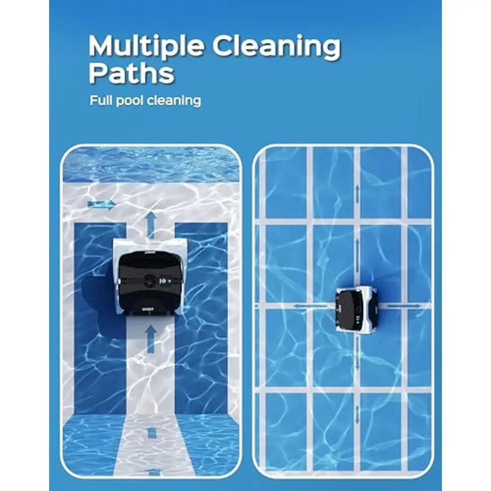 Osprey 1000 Cordless Robotic Pool Cleaner 4200 GPH Filtration Rate Double Active Brushes Smart Navigation No Cable Limits 120