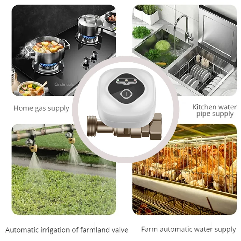 EWeLink APP Smart WiFi Water Valve WiFi Controller APP Remote Voice Control Work with Alexa Google Assistant DIY Home Automation