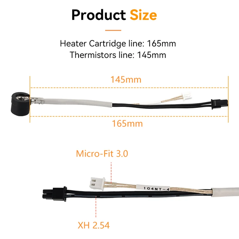 

24 В 60 Вт V6 Hotend для 3D-принтера Voron 0,1/0,2/2,4, биметаллическая печатающая головка с нагревательным сердечником для Prusa/I3, простая в использовании
