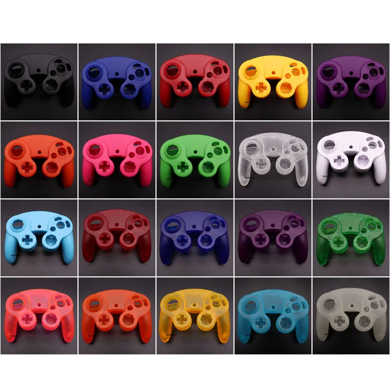 ปลอกหุ้มด้ามจับแบบเปลี่ยนได้สำหรับกล่องควบคุมเกม NGC Gamecube เคสป้องกัน