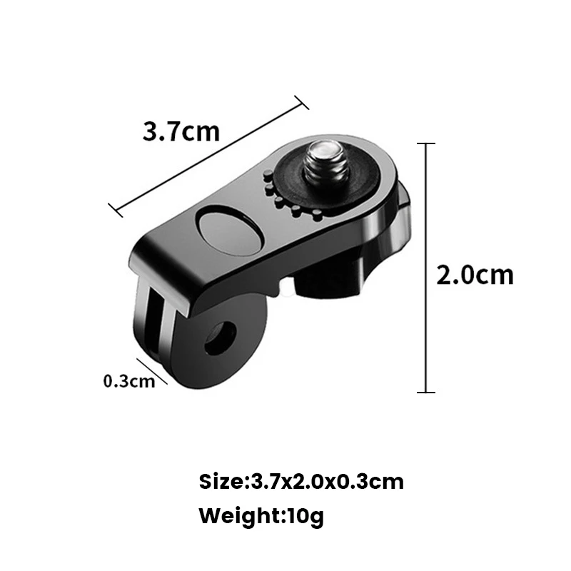 Adaptador aee para gopro/insta 360 ace pro cabeça de parafuso 1/4 adaptador tripé suporte conectar quadro câmera esportiva acessórios universais