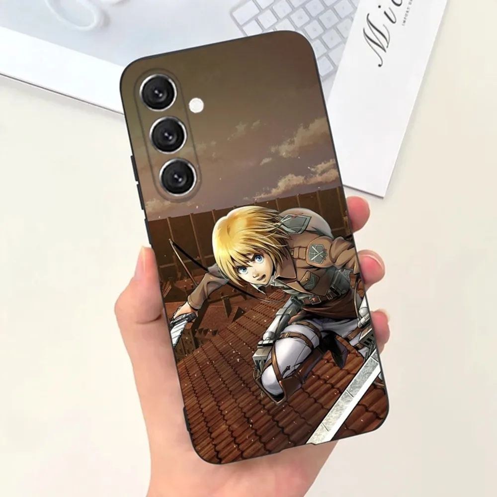 Anime Armin Arlert Telefoon Hoesje Voor Samsung S21,S22 Ultra,S20,S30 Plus, S22 Plus, S23,S30 Ultra 5G Siliconen Hoes