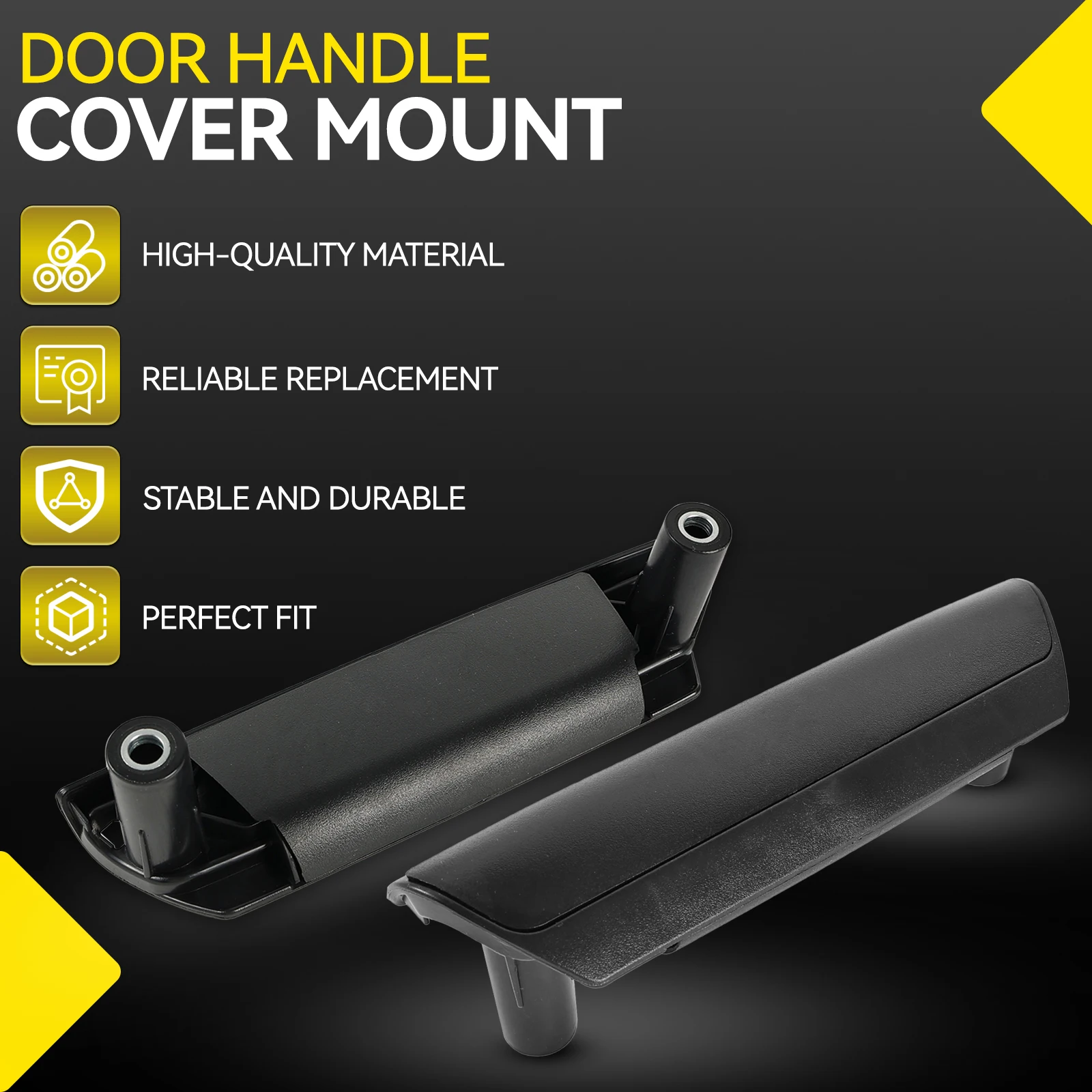 Auto Inner Door Panel Handle 7H0867179 Front Interior Door Handle Grab 7H0867180 for Volkswagen Transporter T5 Multivan V 2009-