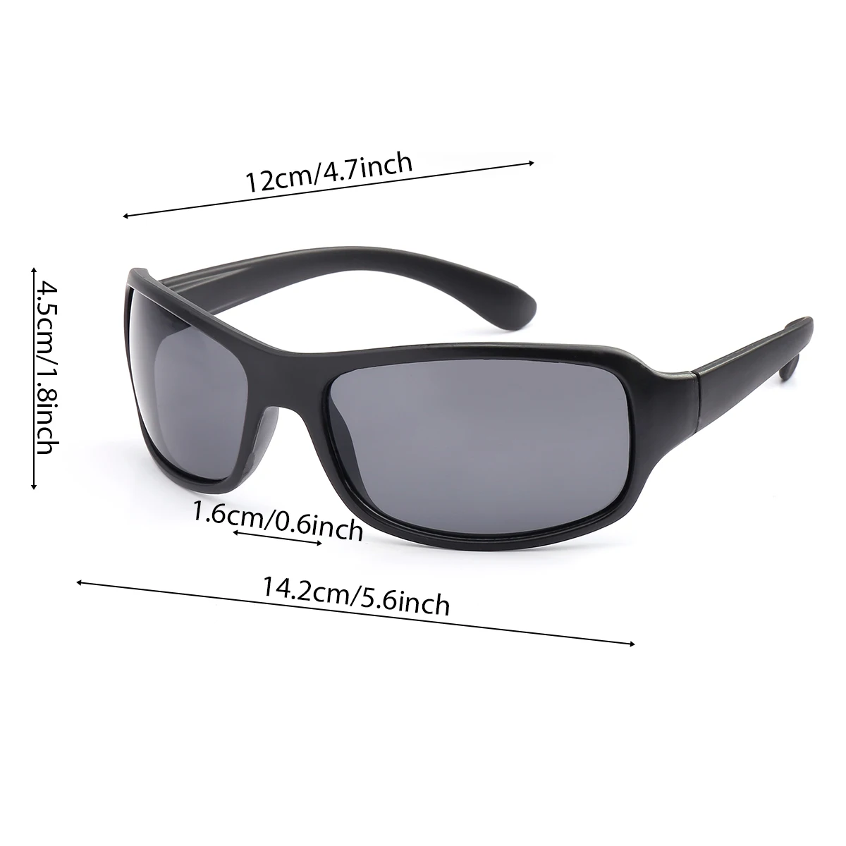 New Large Frame Square Sunglasses Women Outdoor Sports Cycling Sun Glasses Men Night Driving Fashion Eyewear UV400 Oculos De Sol