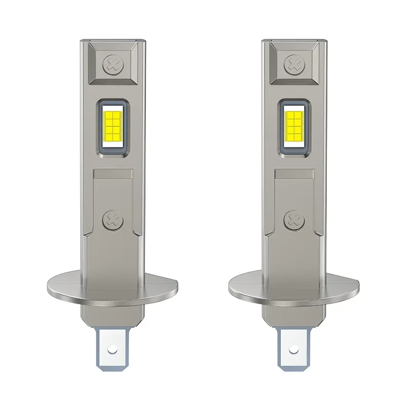 

2Pcs H1 12V LED Headlight Bulb Plug&Play Wireless 6000K Led Mini Car Head Lamp High Low Beam High Brightness LED Headlight