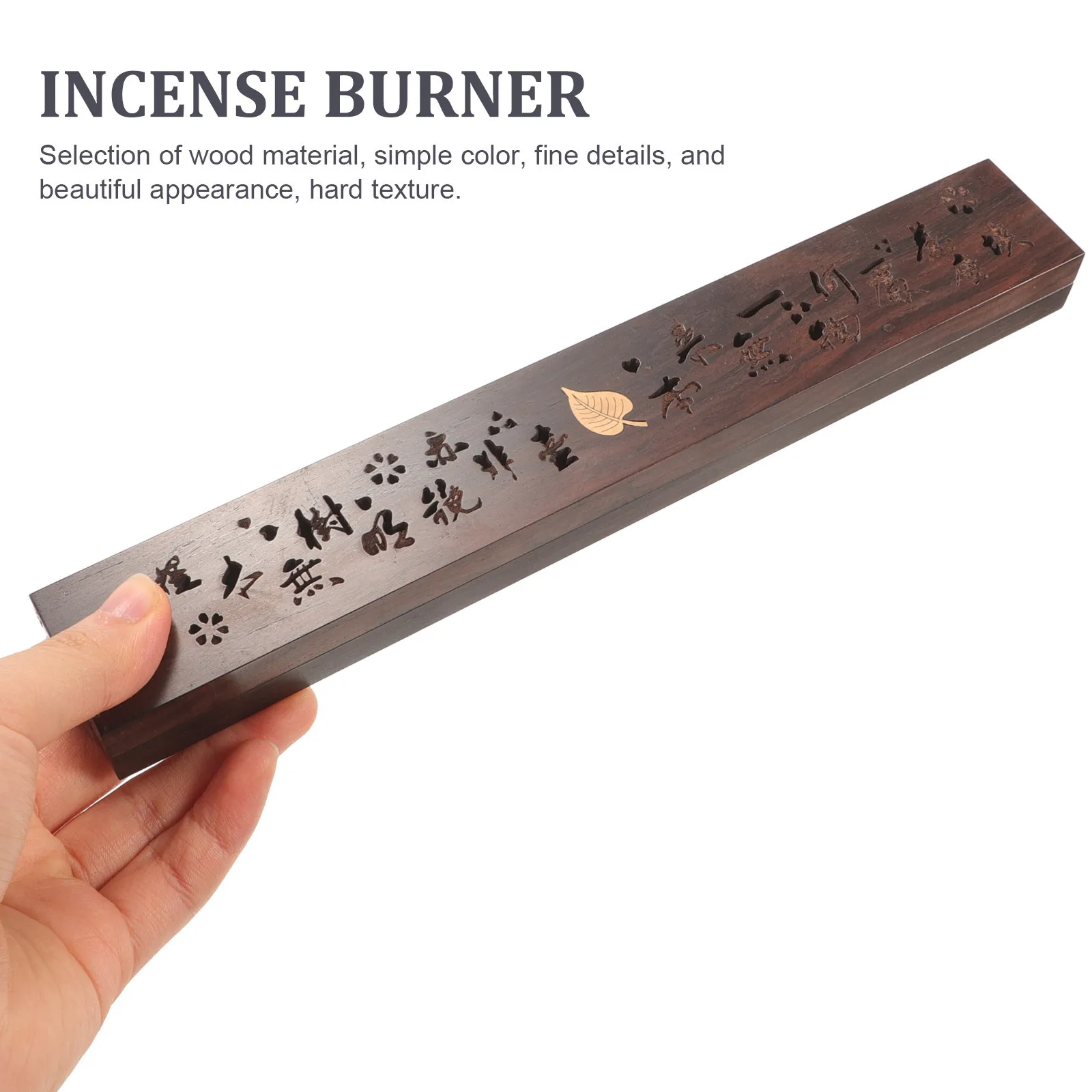 

Beautiful Incense Holder Unique Modeling Hard Texture Wood Magnet Material Perfect Gift Friend Incense Stick Holder