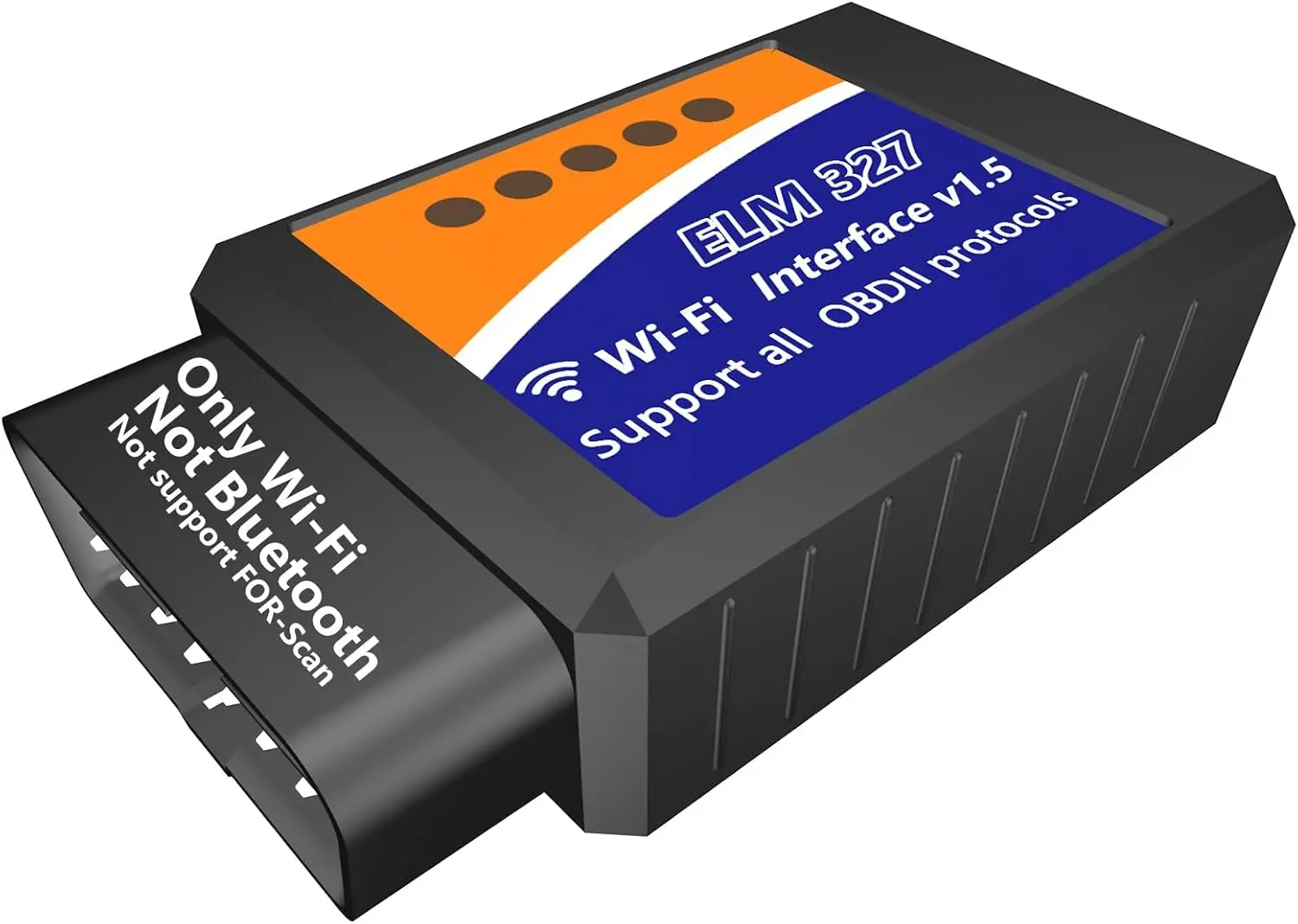 WiFi ELM327 OBD2 Adapter for Android iOS iPhone - OBDii Scanner Code Reader Dongle