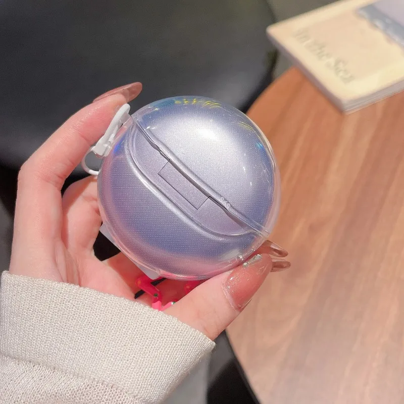 Cartoon TPU Headphones Case For Sanag S6S FreeClip Transparent soft shell Earphone Accessories Cover Protective Sleeve Funda