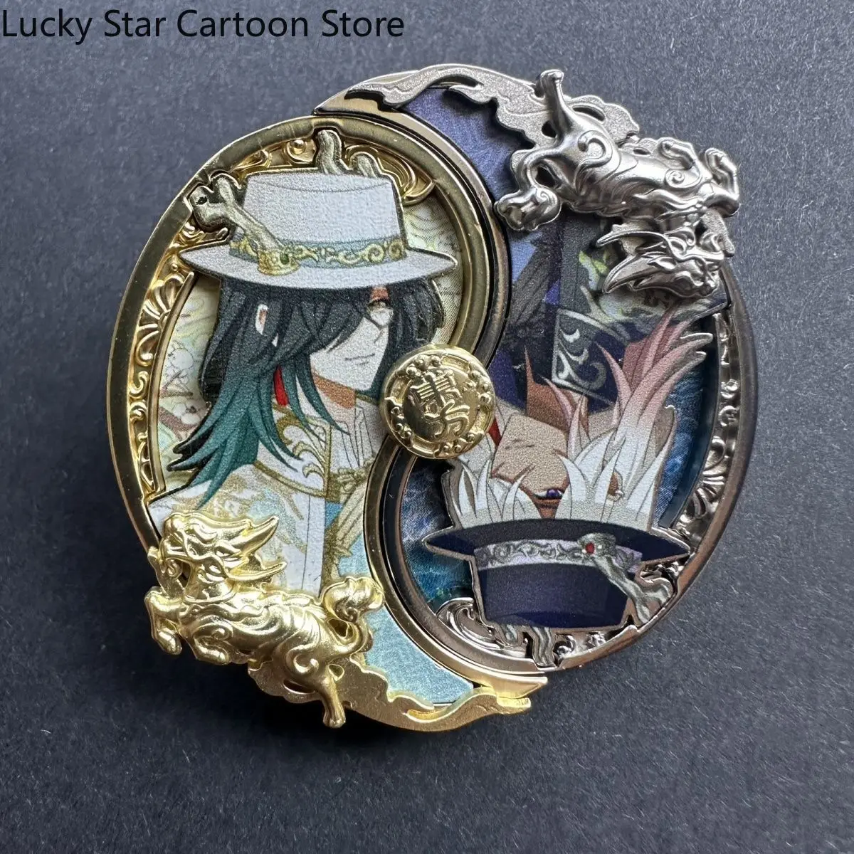 Белая гвардия и черная гвардия Identity V Jack Эмма Вудс, металлическая брошь для косплея, булавка для сумки, подвеска, коллекция, игра, подарок на Хэллоуин