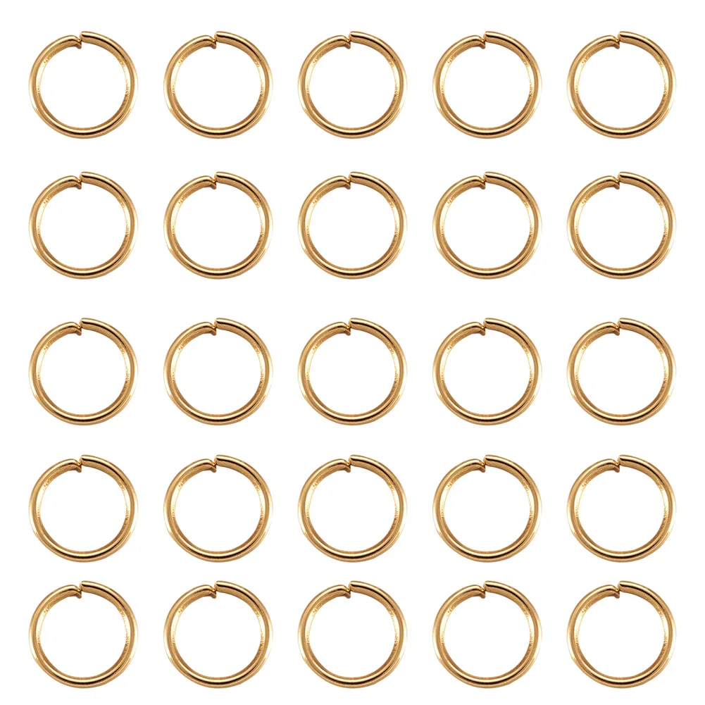 500Pcs 304 Stainless Steel Open Jump Rings 4/5/6/7/8mm Split Rings Connector For Jewelry Bracelet Necklaces DIY Accessories