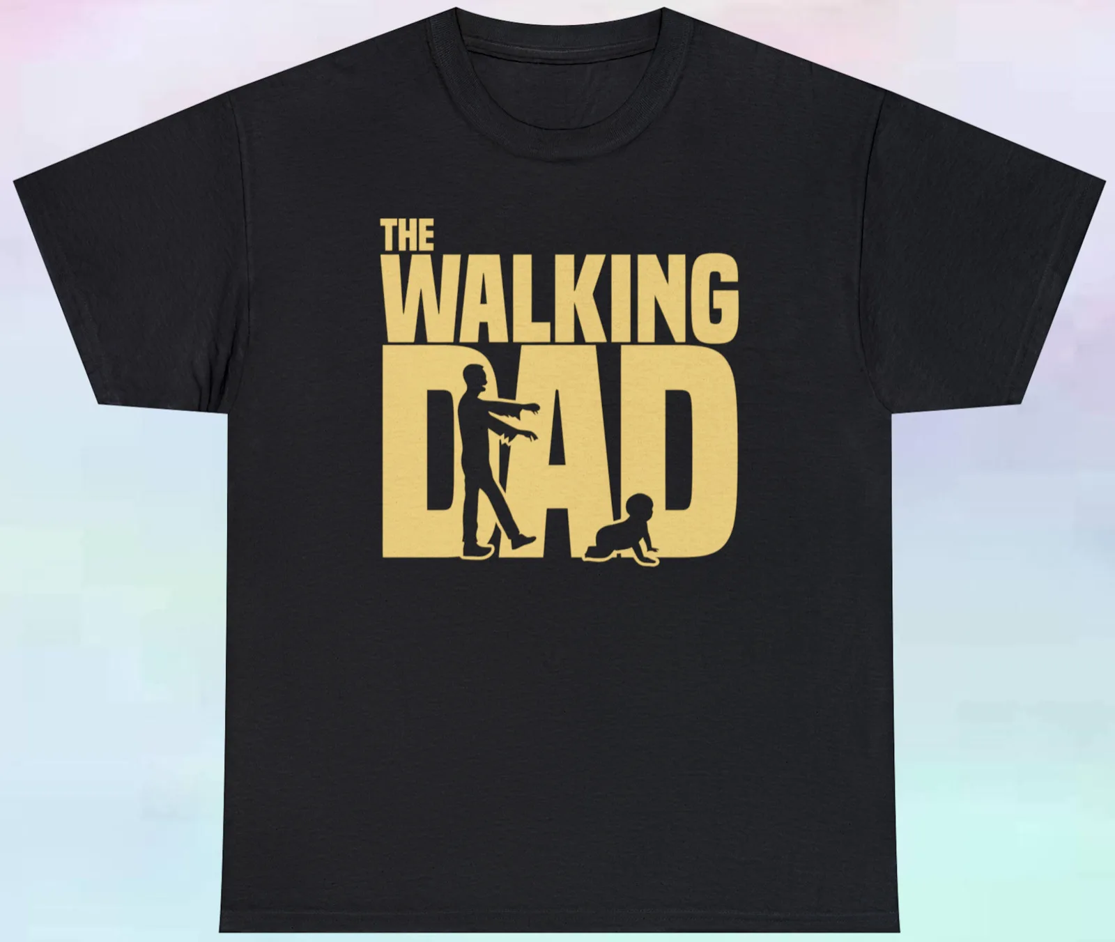 The Walking Dad T Shirt Funny Parenting Kids S5XL Tee