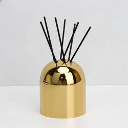 European Luxury Metal Aromatherapy Bottle Light Empty Bottle Living Room Wardrobe Ark Aromatherapy Diffuser Home Decoration Gift
