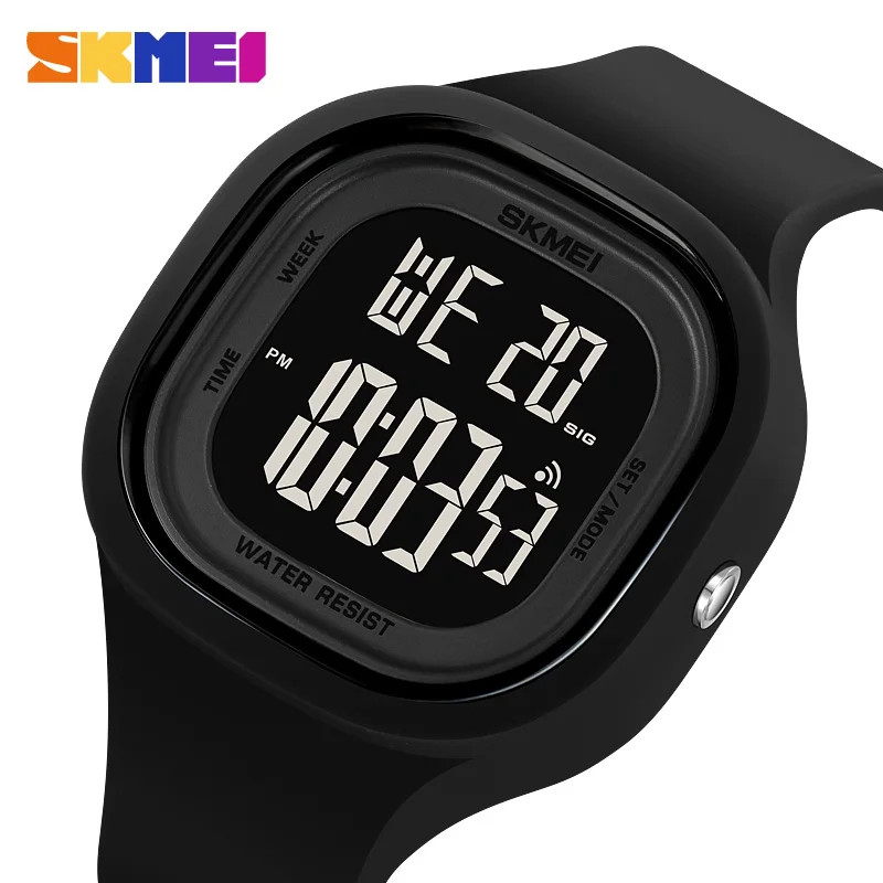 SKMEI-Montre-bracelet étanche 5 bars pour adolescents, garçons et filles, cool, vitalité, chronomètre, montres de sport numériques, mode masculine, 2290