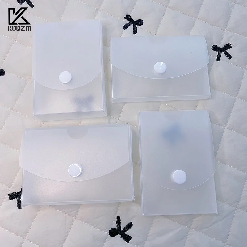 

Portable Mini A8 Storage Box Transparent Pocket Storage Box Large Capacity Photocard Storage Box Dustproof Photo Card Organizer