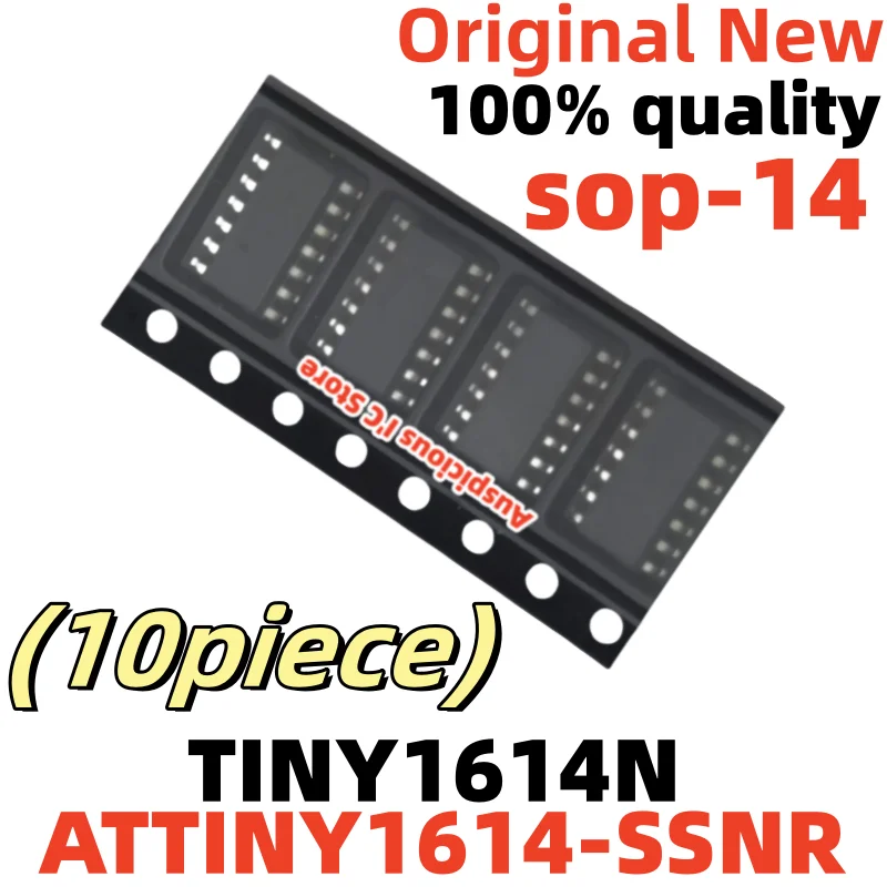 

10pcs TINY1614N TINY1614 ATTINY1614-SSNR ATTINY1614-SSN ATTINY1614 sop-14