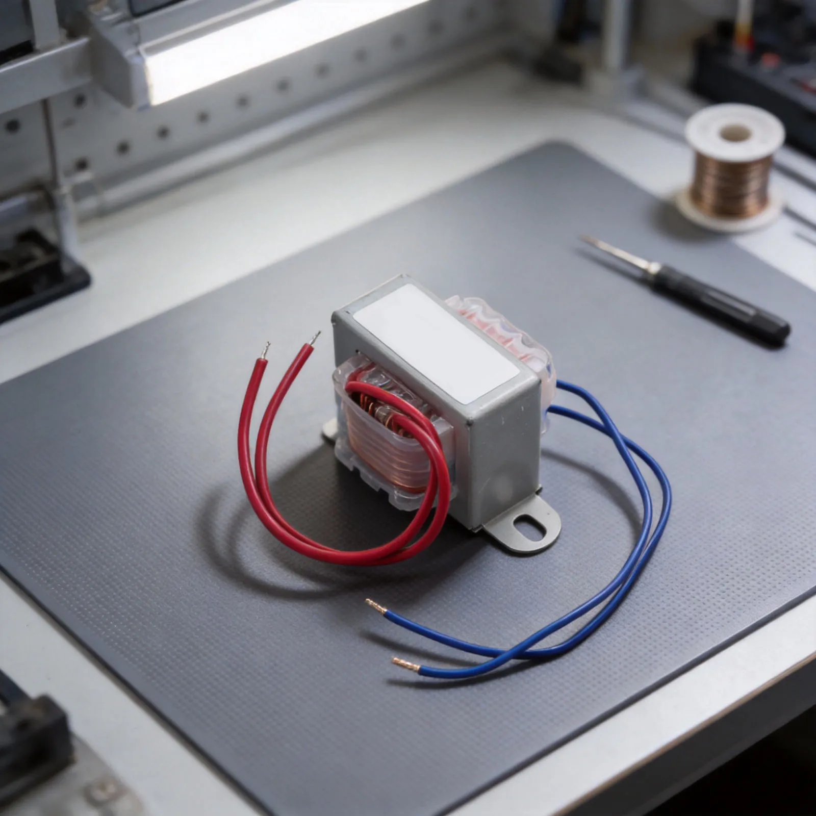 AC 220V 50Hz to 12V Single Output EI41 Isolation Power Transformer 3W with Full Copper Enamel Wire and Nylon Core