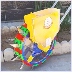Hand-Push Single/Double Row 20-Seeder Planter for Peanuts, Soybeans, Dry Rice, Sorghum, Grains, Sesame, Cabbage, Medicinal Herbs, Vegetables, Corn, with Fertilizer Applicator