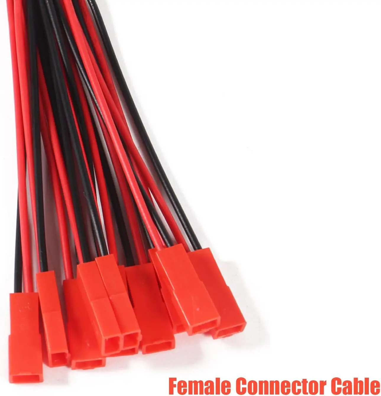 20 Pairs JST Plug Connector 2 Pin Male Female Plug Connector Cable Wire for LED Lamp Strip RC Toys Battery