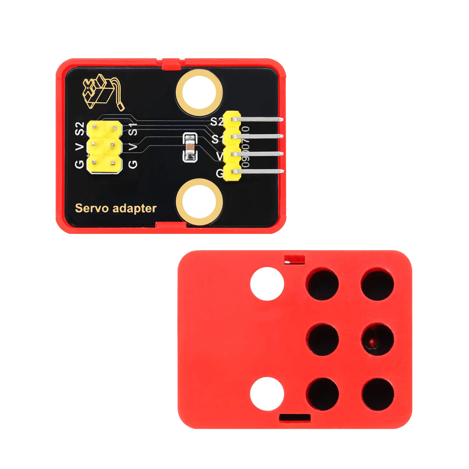 Picture 4: Keyestudio Servo Adapter Sensor For Arduino Compatible With Lego Electronic Building Blocks DIY Programming Sensor