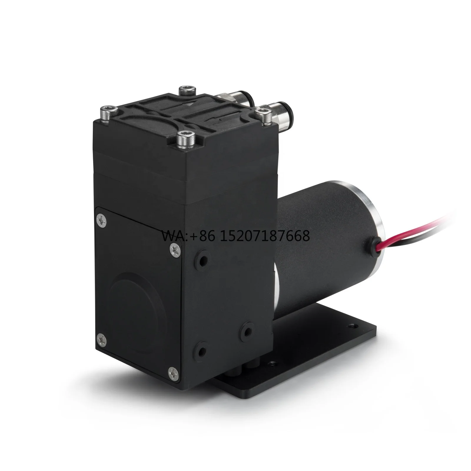 

Oilless Micro Air Vacuum Pump PTFE Corrosion Resistant Mini Diaphragm Pump 24V DC Air Sampling Pump