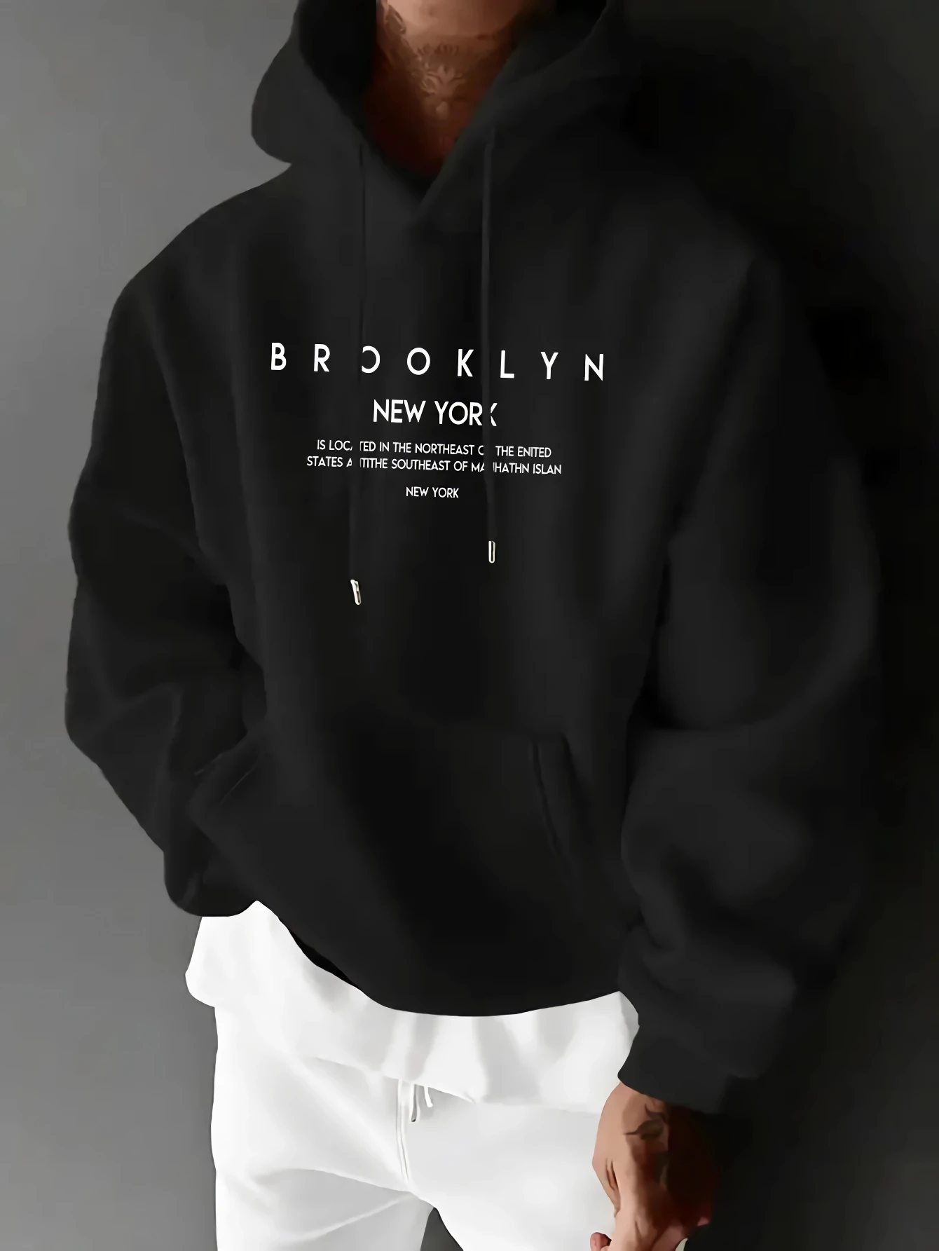 

Толстовка унисекс Brooklyn New York, графический принт, мягкая, дышащая, повседневная и официальная