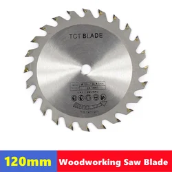 120mm 24T cemented carbide cutting blade TCT woodworking saw blade universal multi-function circular saw blade