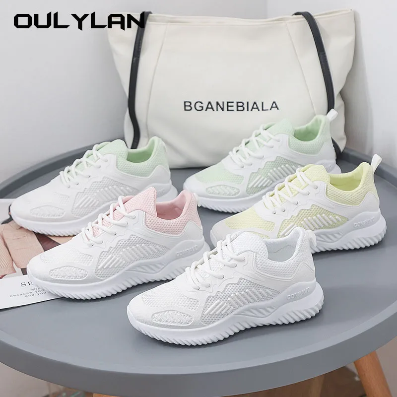 

Spring Breathable Sports Shoes, Women's Low Cut Casual Running Single Mesh Shoes, Women's Alpha Coconut Running Shoes