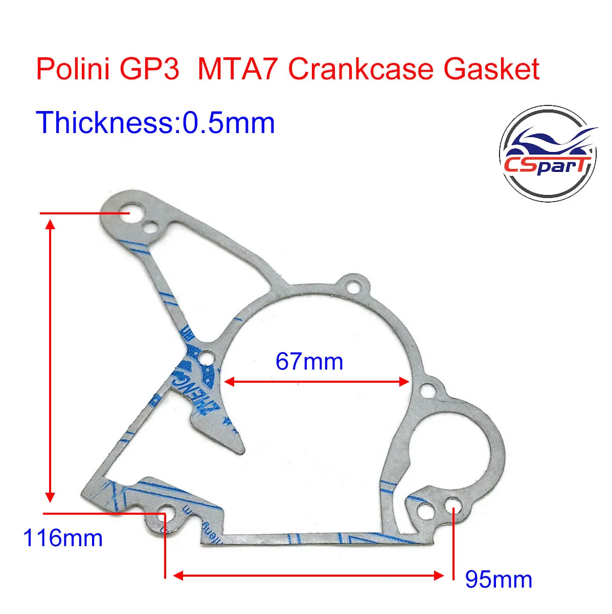 Gasket and Rubber Seal for 39CC 49CC Polini GP3  911 910 Water Cooled Engine