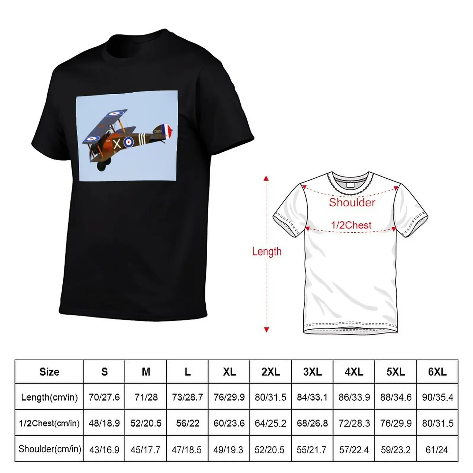Sopwith Camel D1851 in flight T-Shirt Outdoor Working T-Shirt