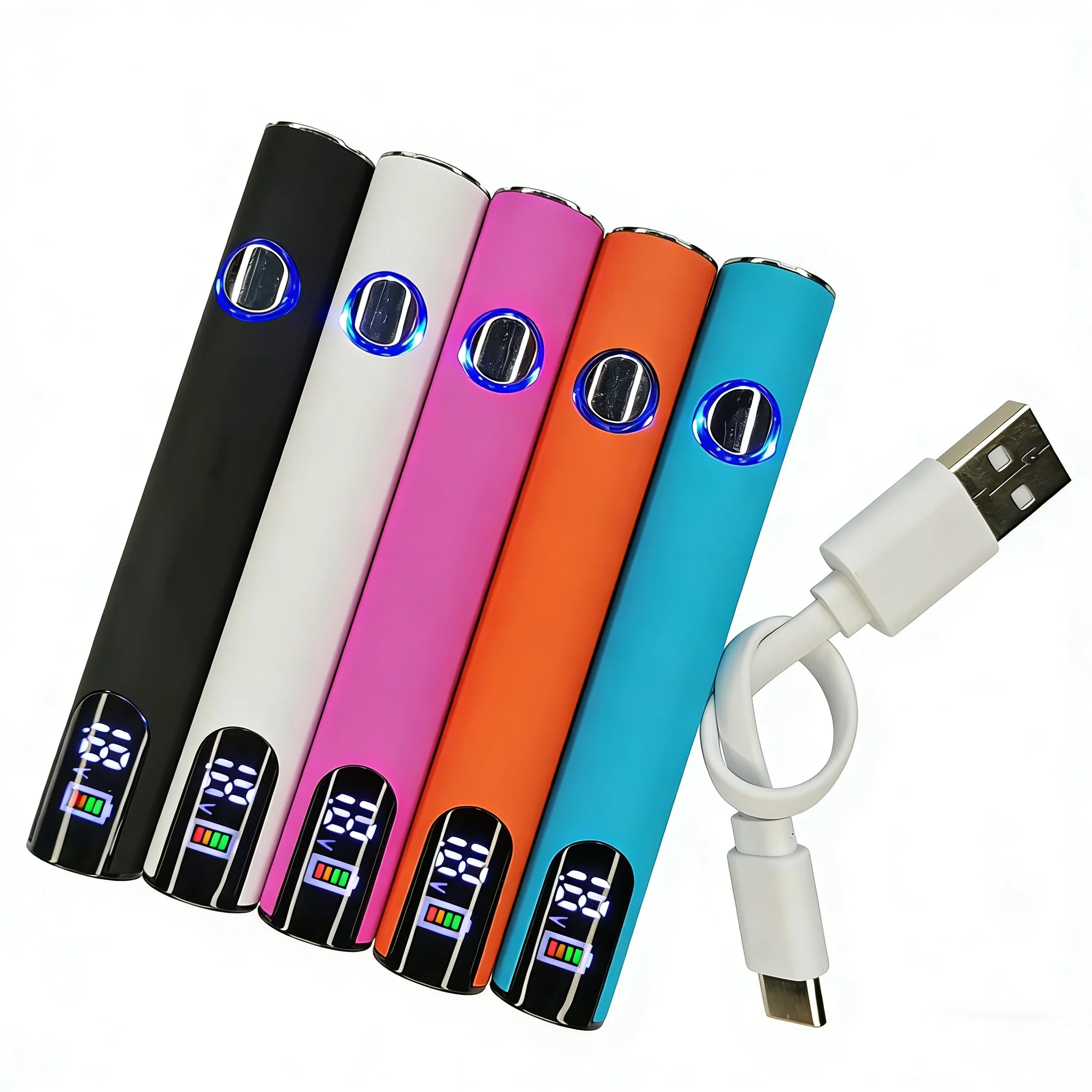 LED 510 Thread DIY Battery 500mAh  Cart Pen Adjustable Voltage Portable Electric Soldering Iron Welding