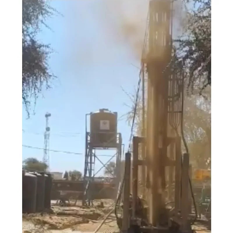 Customized Fy280 6.6m Mast Dth Water Well Drilling Rig 280 Meter Crawler Type Water Well Drill Machine