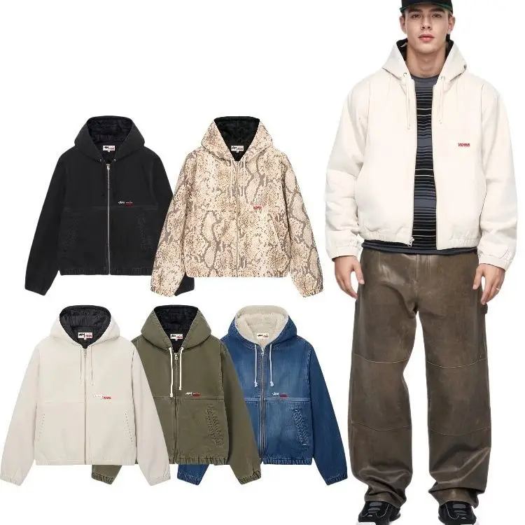 

2025 AW Unisex Couple Fleece Cotton Hoodie Warm Thick Acid Wash Retro Cozy Casual Travel Outdoor Jacket