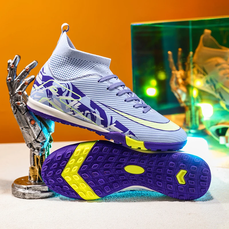 

Original Soccer Shoes Men Women FG/TF Society Cleats Turf Indoor Training Football Field Boots Man Non Slip Ultralight Sneakers