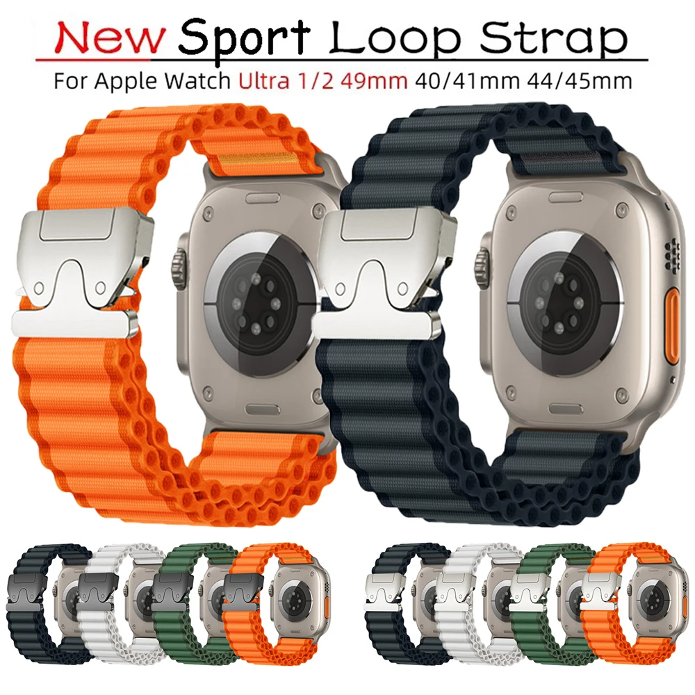 Armbänder für Apple Watch Band 45 mm 49 mm Iwatch Serie 10 42 mm 46 mm 9 8 7 Se Ultra 2 Armband 44 mm 41 mm 40 mm Correa-Armband