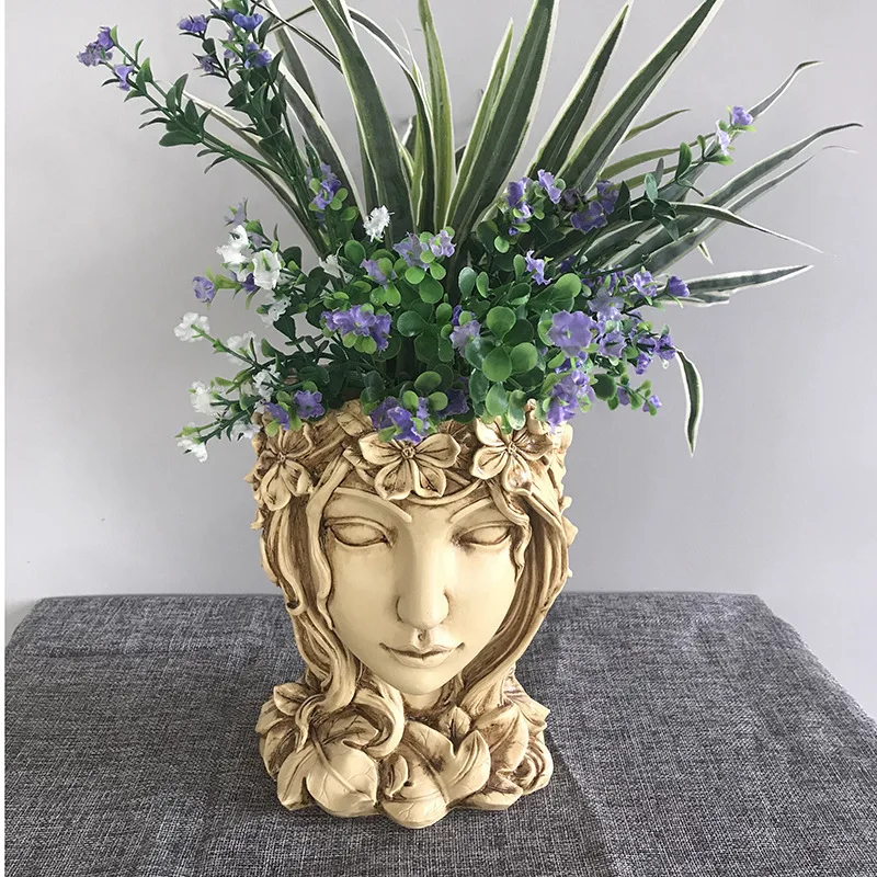 Goddess Statue Planters, Vases, Home Floral Arrangement Containers