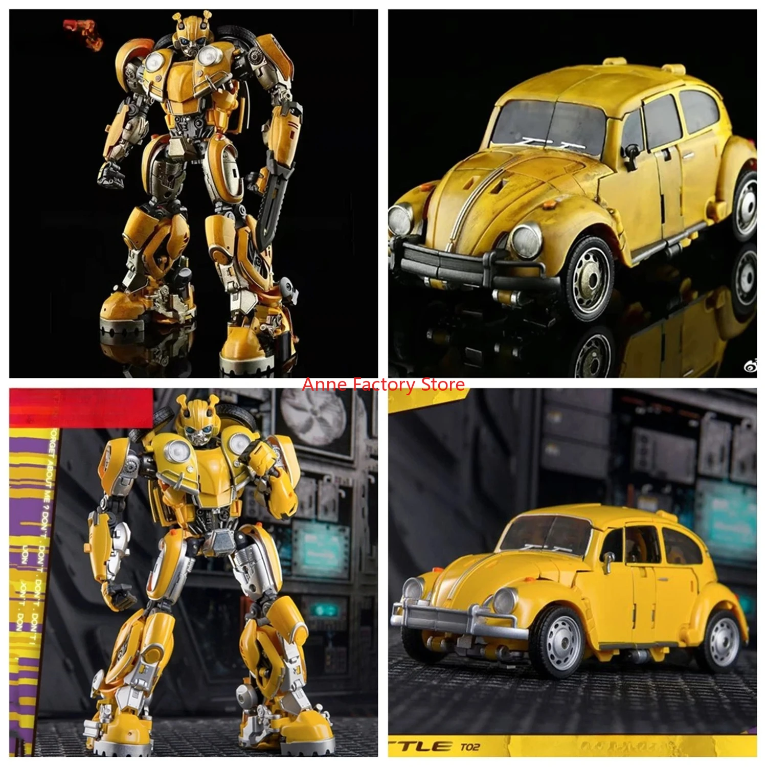 

In stock Transcraft TC-02 BEE Latest version Battle Damage Old Painted Version MPM Transformation Diagram